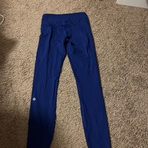 Blue Lululemon leggings